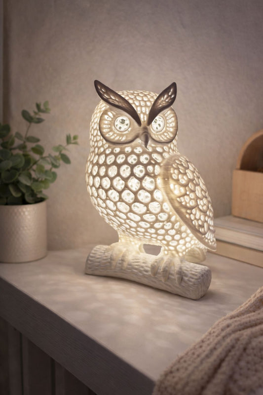 Lampada Gufo Decorativa