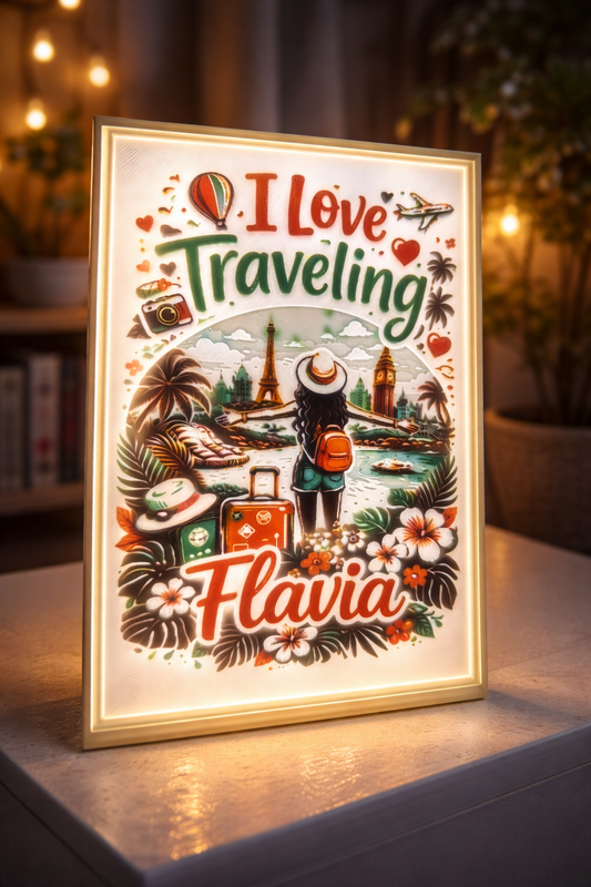 Quadro Luminoso Totalmente Personalizzabile